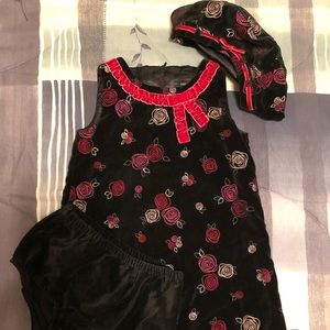 Children’s Place dress w/ hat & bottoms